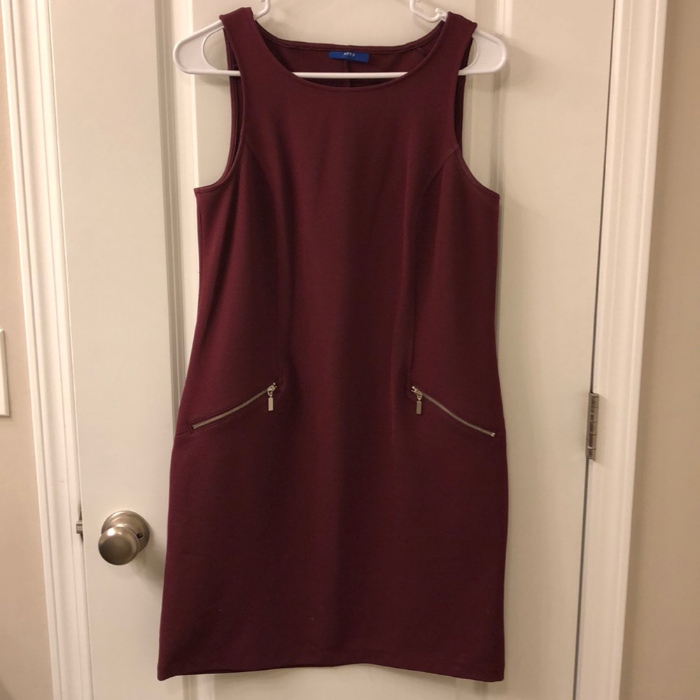 Burgundy Dress